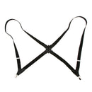 New CTM Men's Elastic Side Plastic Clip TSA Compliant Airport Suspenders