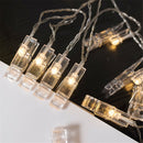 4.2M Photo Clip Lamp String Battery Powered 40 LEDs Clip Lights f. Party Decor