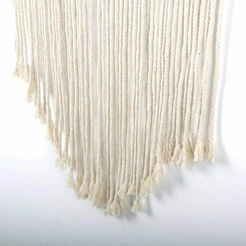 Macrame Woven Wall Hanging - Boho Chic Bohemian Room Geometric Art Decor -  G4S4