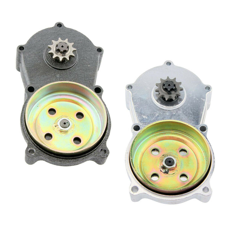 Double Chain Gear Box For 43cc 47cc 49cc ATV 2-stroke Mini Moto Black