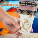 Disposable Paper Cup Storage Bag Portable Hanging Bag Waterproof Camping