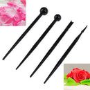 4PCS/Set Bakeware Carved Pens DIY Flower Modelling Tool Cake Decorating Tools OZ