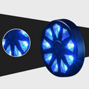 Mountain Bike Taillights Round Nine Diamond Taillights Warning Lights Night
