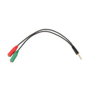 3.5mm 1/8 '' Stereo Male to Dual 3.5mm Female Y Splitter Earphone