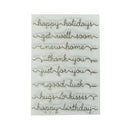 English greetings Transparent Silicone Clear Stamps for Scrapbook Album Cards SP