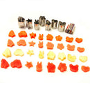 10pcs Hedgehog Shaped Box Vegetable Fruit Mini Cutter Cake Cookies Cutter Mold U