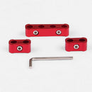 2Sets*3Pcs Aluminum Engine Plug Wire Separator Divider Organizer Clamp K BWS