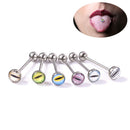 7Pcs Stainless Steel Punk Eye Tongue Barbell Rings Stud Body Piercing Jewel&+