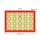 1X(Non-Stick Silicone Baking Mat Pad Sheet Baking Pastry Tools Rolling Doug