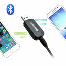USB Bluetooth Audio Receiver Adaptor Wireless Music 3.5mm AUX Dongle A2DP In Car
