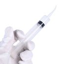 4Pcs/Set 12ml Disposable Transparent Dental Irrigation Syringe With Curved Ti â„–[