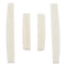 2 Sets of 4pcs 6 String Acoustic Guitar Bone Bridge Saddle and Nut Made of