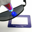 Anti-UV Test Card Sunglasses Lenses Anti-Radiation Glasses Violet Test HOT H1O0