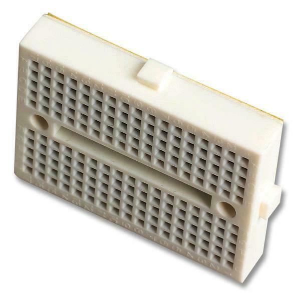 Mini Nickel Plating Breadboard 170 Tie-points for Arduino Shield White