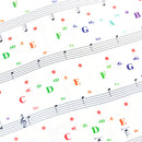49, 54 ,61or 88-KEY Music Keyboard Piano Stickers for Speeds Memory of the Keys