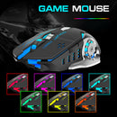 2.4G Wireless Rechargeable 2400DPI Adjustable 7 Colors Backlight Game Mouse