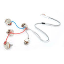 1Set Wiring Harness 2v2t Jack 500k Pots for Replacement LP Electric Guitar