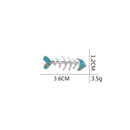Cartoon Enamel Brooch Fish Bones Badges Brooches Lapel Pins Jewelry JR