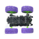 Mini Off-Road Vehicle Four-Wheel-Drive Plastic Kids Toys Stunt Car (Purple)