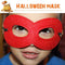 2Pcs Felt Masks + 100 Stickers Set For Kids Halloween Costume Birthday Party