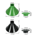 2pcs Car Window Windshield Magical Ice Scraper Cone Shape Auto Snow Remover