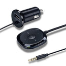 Wireless Bluetooth Audio Stereo Music Receiver 3.5mm Car AUX Adapter USB Charger