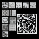 13Pcs/SET Embossing Template Scrapbooking Walls Painting Layering Stencils New T