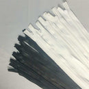 10Pcs Invisible Nylon Closed End Zip Zipper for Tailor Sewing Black White