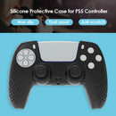 Silicone Controller Protective Case for Sony PS5 Anti-Slip Cover (Black) A