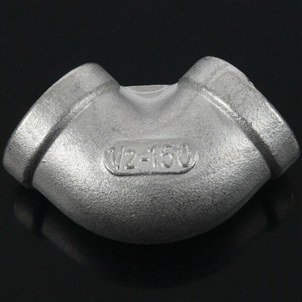 1/2BSP Female 90 Degree Stainless Steel Equal Elbow Pipe Fitting