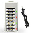 8 Slots Smart Fast Charger US Plug For AA AAA Rechargeable Battery LMZ