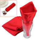 10Pcs Wedding Party Tableware Decor Home Dinner Table Polyester Cloth Napkins