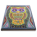 DIY Owl Special Shaped Diamond Painting 50 Pages A5 Sketchbook Drawing Book