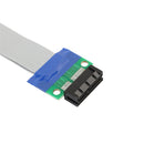 MagiDeal PCIE Micro Express 1X to 1X F/M Riser Card Flexible Extender Cable