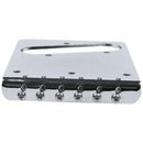Tele Style Single Coil Guitar Bridge with 6 Barrel Saddles for Telecaster S S7A3