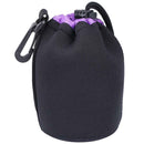 Waterproof SLR Camera Drawstring Lens Pouch Protective Brushed Cover (M)