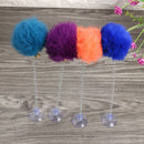 5pcs/set Bell Plush Ball Spring Cat Scratch Toys Pet  Training Sucker Toys