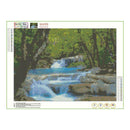 Waterfall DIY Full Drill Diamond Painting Embroidery Cross Stitch Art(D)