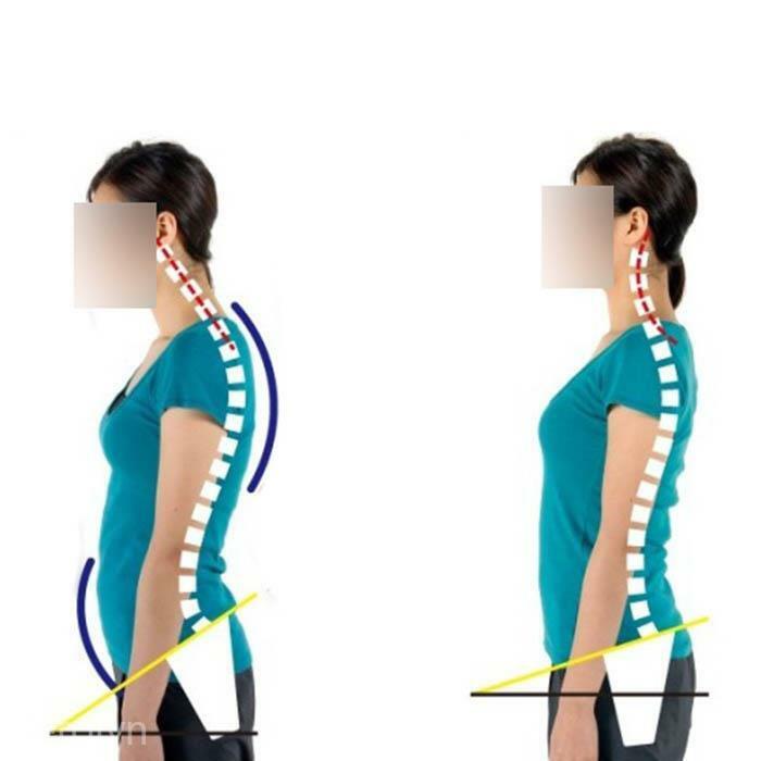 Women Back Shoulder Support Brace Posture Correction Corrector Band Belt Strap