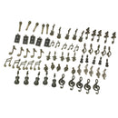 70x Alloy Music Note Charms Jewellery Craft Beading Pendant For DIY Necklace