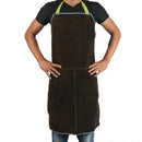 Adjustable Leather Welding Protective Work Apron Bib Random