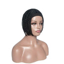 Short Black Box Braid Lace Front Wigs With Baby Hair Synthetic Bob Braid Wig