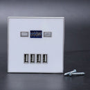 4-Port Quick Charger Home Use Wall Socket Power Usb Electrical Outlet 86Mm  J4D9