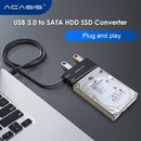 USB 3.0 to SATA HDD SSD Converter Cable for 2.5/3.5 inch External Adapter