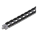 Rubber Stainless Steel Mens Bracelet Bangle Link 0.75" HOT