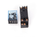24V DC 5A coil power relay MY2NJ HH52P-L 8 pins 2P2T DPDT with socket base  ME