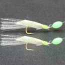 6x /Pack Fish Bait Rigs Saltwater Freshwater Real Fish Sabiki Lures Fishing