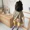 Lovely Cat Round Kids Girl Messenger Shoulder Bags PU Leather Purse (Pink)