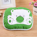 Newborn Infant Soft Neck Head Shape Baby Shaping Pillow (green)