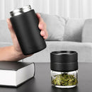 400Ml+200Ml Tea Partition Cup Glass Tea Strainer Mug Bottle Vacuum Flask Wa